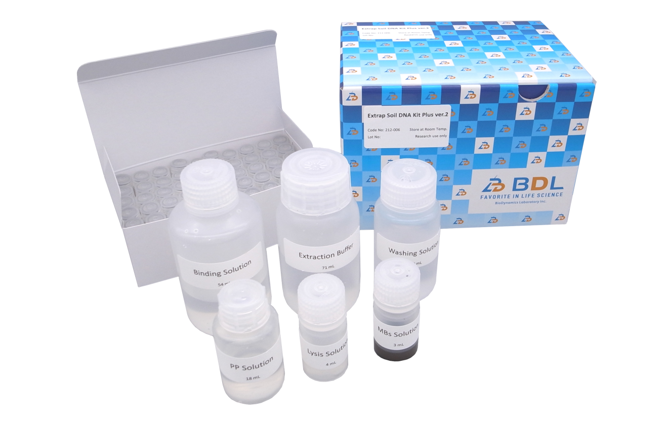 product appearance of Extrap Soil DNA Extraction Kit